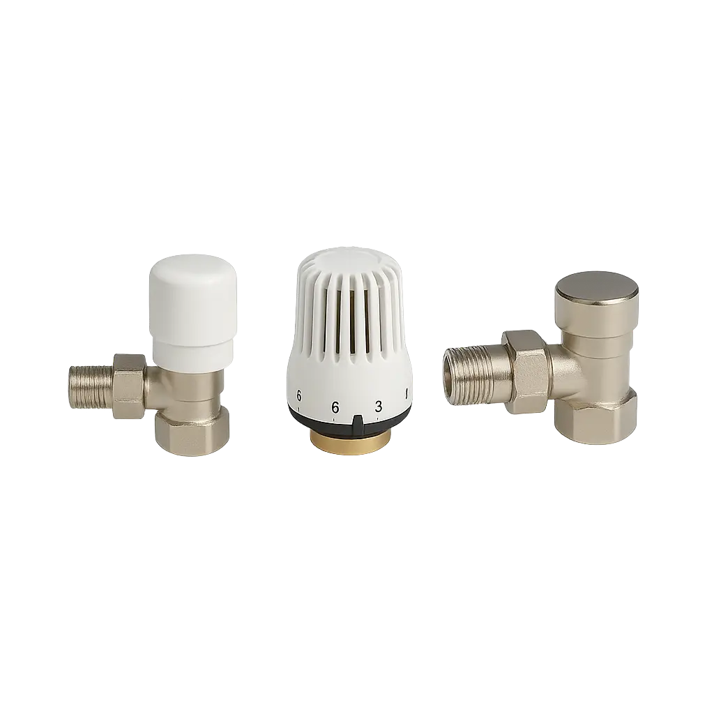 Kit Termostatico Nichelato Attferro 3/8xo16