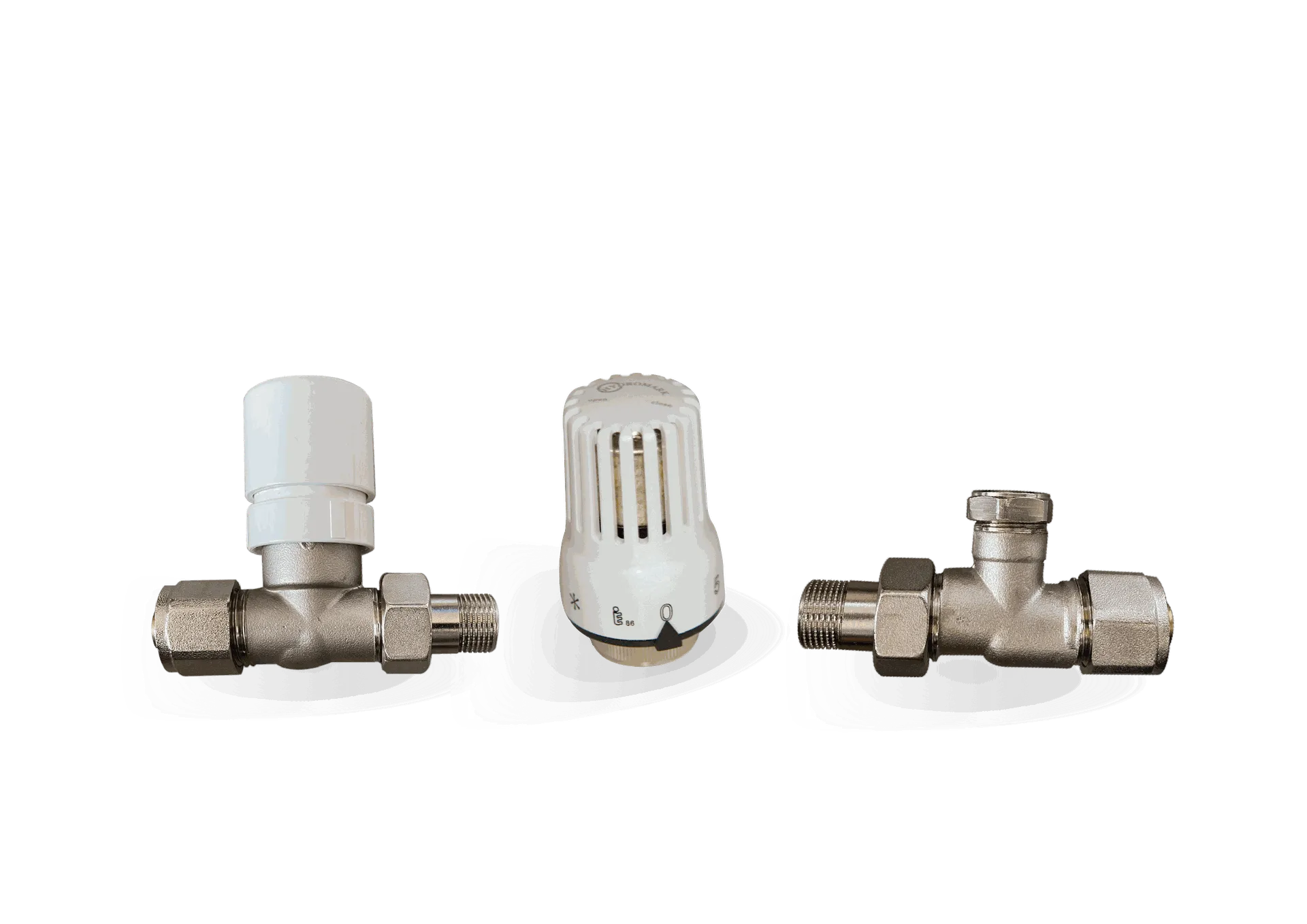 Kit Termostatico Nichelato Retto 3/8xo16