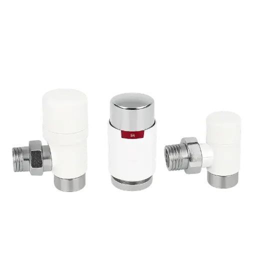 [WPT041215] Kit Termostatico Bianco Cromo 1/2xo16